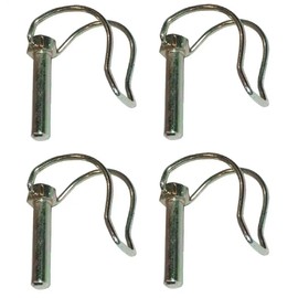 cyclingcolors 4 x Folding Pipe Pins 8 x 60 mm Locking Pin Folding Connector Galvanised Lawn Mower Tractor