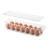 Set Of 8 Refrigerator Pantry Organizer Bins - Clear Food