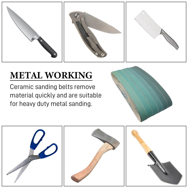 18 Pack 1x30 Sanding Belts for Knife Sharpening, 1 x