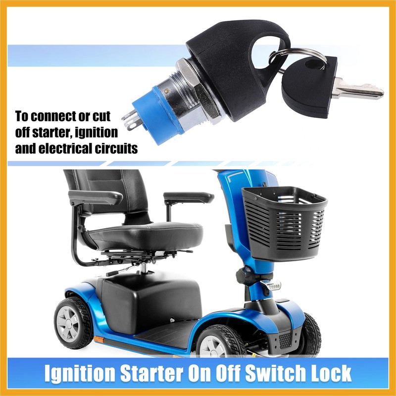 Partuto 1 Set Ignition Starter On Off Switch Lock with