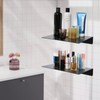 2 Pack Heavy Duty Metal Floating Shelves (12” x 8”)