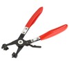 Hose Clamp Plier 8.6in/21.8cm Long Swivel 3 Jaw PVC Handle