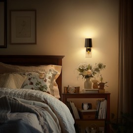 Night Light, Night Lights Plug into Wall, Dusk to Dawn Sensor, Soft White 3000K, 0-100LM, Plug in NightLight, Vintage Night Light Lamp for Hallway Bedroom Stairway