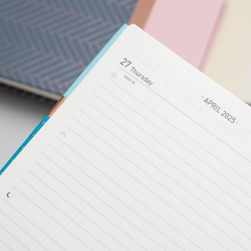 Matilda Myres 2025 Day to Page A5 Spiral Bound Diary