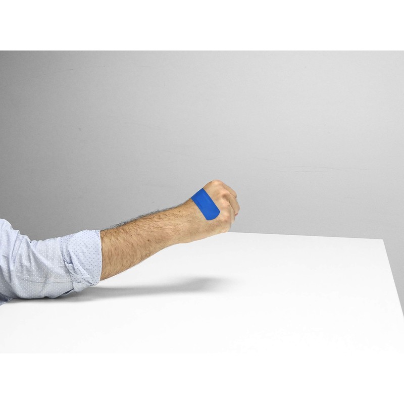 HypaPlast Blue Visually Detectable Plasters, 7.2x2.5cm (Pack of 100)