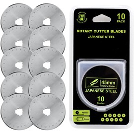Compatible Olfa 45mm Rotary Cutter Blade x 10 Blades