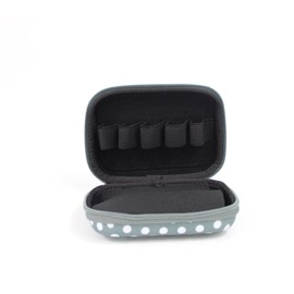 Your Oil Tools Roller Bottle Hard Shell Case (Gray Polka Dots)