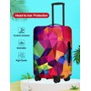 FIRST WAY Luggage Cover Protector - Anti-Scratch Suitcase Cover for