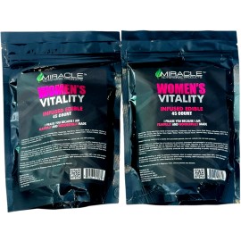 Miracle Nutritional Products Women's Vitality Vitamin Supplement Gummies 45 Count - Feel Your Best - LOT of 2