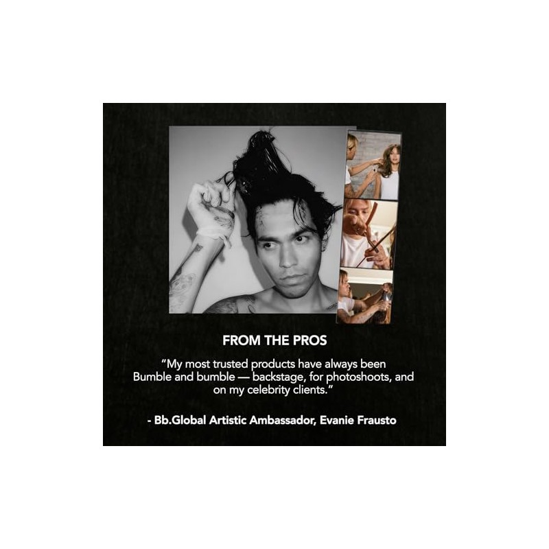 Bumble and bumble Liter Pump, Black with flag