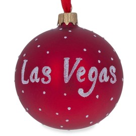 Las Vegas, Nevada Glass Ball Christmas Ornament