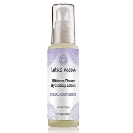Lotus Moon® - Hibiscus Flower Hydrating Lotion | Facial Moisturizer, Plant-Based, Clean, Cruelty-Free, Functional Skincare (1.7 fl oz | 50 ml)
