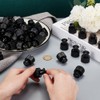 OLYCRAFT 100Pcs 24/410 Black Plastic Push Pull Replacement Caps 24mm