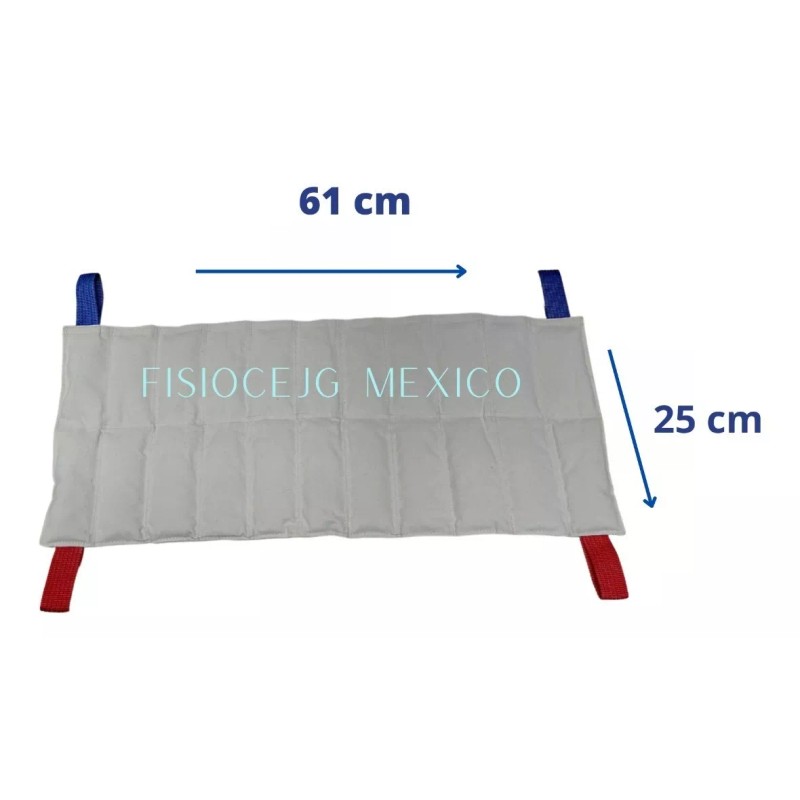 FISIOCEJG 5 Compresas Lumbar Húmedo Caliente De Bentonita