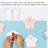 Tabanzhe Gold Split Pins-100PCS Metal Paper Fasteners Scrapbooking Brads Mini