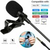 Professional Grade 3.5mm Lavalier Lapel Microphone,Tiny Shirt Microphone with Easy