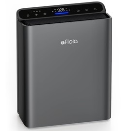Afloia Air Purifiers for Bedroom - Air Purifiers for Home Large Room Up to 2000Ft², 3-Stage Filter with Laser Air Quality Sensor for Pets Hair Dander Pollen Allergies Dust Mold Odor Smoke, Grey