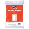 U-Zip Polythene Dust Sheet Door Cover - Plastic Protection Barrier