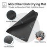 GSlife Large Capacity Expandable Dish Drying Rack with Absorbent Mat,