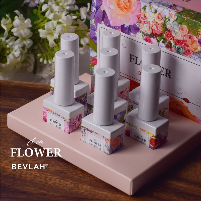 Vibla I.M. Flower Flower Gel Fresh Flower Glitter Gel 7-piece
