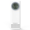 Fokey Remote Sensor Indoor Outdoor Thermometer Wireless for Z2 Weather
