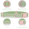 Wolfone Waterproof Dog Collar with Quick Release Buckle， Cute Adjustable
