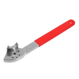 Operitacx Gürtelspannungsanmieter winkelschleifer ersatzmutter ein Schraubenschlüssel Werkzeug zum Spannen des Zahnriemens Nockenwellenwerkzeug Bandschlüssel klein Kohlenstoffstahl rot