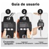 Fnbrli Báscula Industrial Lcd Digital Portátil Para Colgar 500 Kg