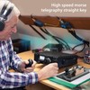 PUTIKEEG Amateur Radio Keys, Morse Signal, Practice Machine, Aluminum Alloy,