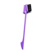 Edging Comb Double Sided Hair Brush Tool Grooming for Hairstyling Eyelash Eyebrow Edge Control (Purple)