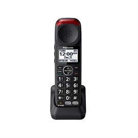 Panasonic KX-TGM430B Link2Cell Amplificador de Bluetooth teléfono inalámbrico con contestadora, 1 Auricular, Negro, Auricular Adicional Opcional para KX-TGM430B, Negro