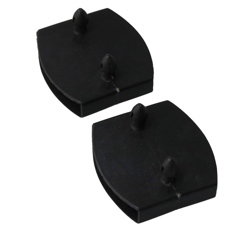 50pcs Bed Sheet Plastic Support Double-Ended Inner Hole 55mm Black