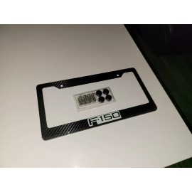 (Glowing) F-150 License Plate Frame Premium Carbon Fiber