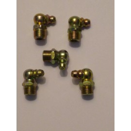 Unbranded 1/8-27-90 Degree Angle NPT Grease zerk  Fittings 100 Pcs. Condition is New