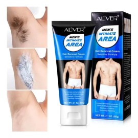 Crema Depilatoria Íntima Masculina Piel Sensible Sin Dolor