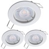 Oktaplex lighting Set of 3 Ceiling Spotlights - Continuously Dimmable