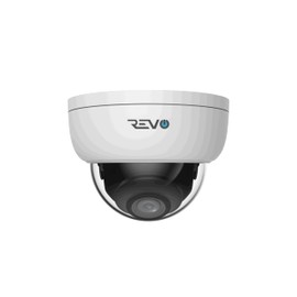 REVO Ultra Blue Series 5 Megapixel H.265 Indoor/Outdoor IR Mini Vandal Dome Camera with 60FT CAT5e Pre-Made Cable