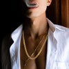 [FindChic] Men's Stainless Steel, Hypoallergenic, Simple, Hip Hop, Men's Accessories,
