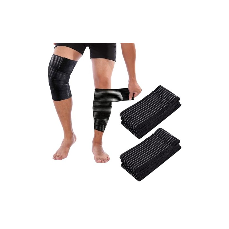 Calf Compression Bandage Sleeve Men,2 Pcs Highly Elastic Calf Support,