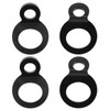 ECSiNG Pack of 4 Universal Lashing Strap Rings Point Lock
