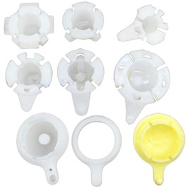 RYOTBASE Wiper Link Bush, General Purpose Wiper Arm, Repair, Replacement, Compatible, Breakdown, Linkage, Repair Truck, Compact, SUV, Minivan, Old Car, Outside Product, Rattling Prevention, Set of 8