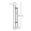 Household Essentials 1225-1 Mounted Paper Towel Holder | Mounts to