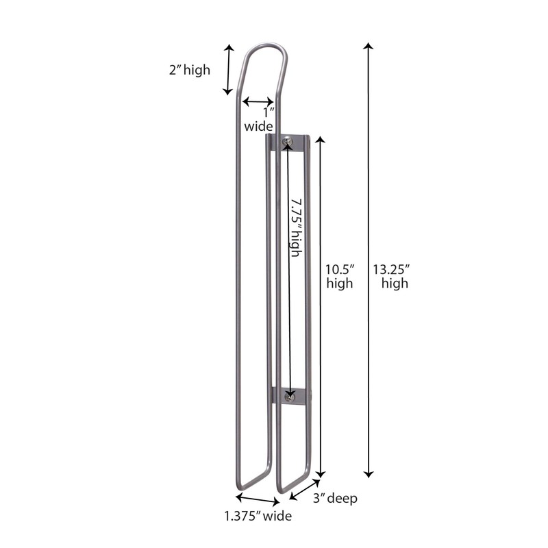 Household Essentials 1225-1 Mounted Paper Towel Holder | Mounts to