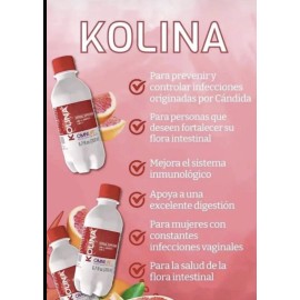OMNILIFE kolina 12 Botellas 200ml  Producto Nutricional Sabor Toronja Vitamina C