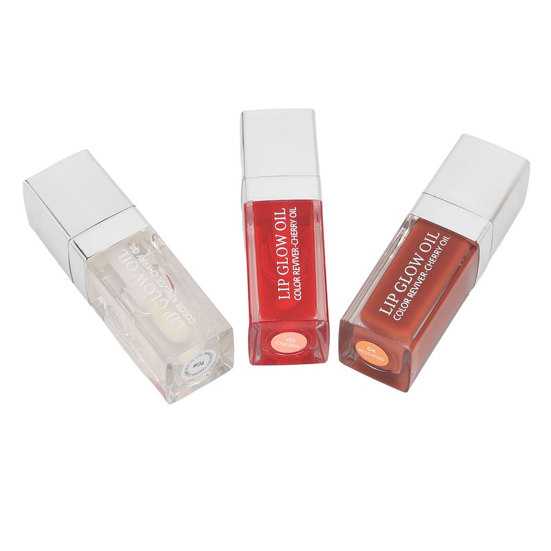 3pcs Plumping Lip Oil Set Long Lasting Hydrating Nourishing Glossy