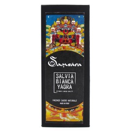 Samsara Smudge White Sage Yagra - Natural Sacred Incense in Leaves