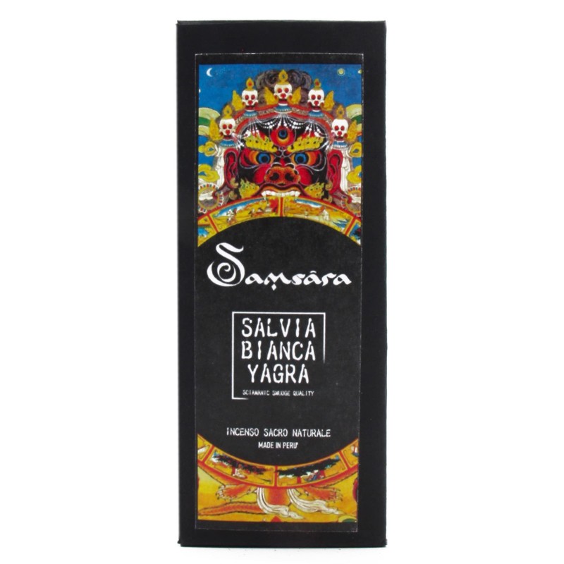 Samsara Smudge White Sage Yagra - Natural Sacred Incense in