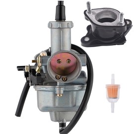 YJGZSVK Carburetor For Honda ATC185 ATC185S ATC200 ATC200S ATC200X ATC200M CB125S CRF50F CRF100F XR50R XR70R XR80R XR100 XR100R XR20 XL100S TRX250X 16100-965-014 16100-HB5-014 Intake Manifold