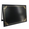 GraduatePro A4 Certificate Folder Golden Edge Certificate Holder Protective Cover