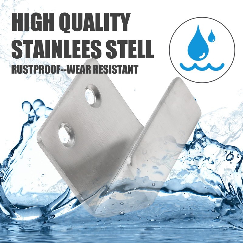 Murtenze 10Pack Tile Hanger Stainless Steel Wall Hanger Fastener Bracket,